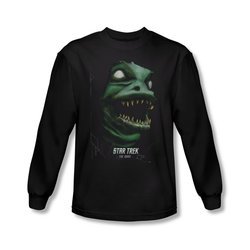 Star Trek Shirt The Gorn Long Sleeve Black Tee T-Shirt