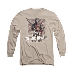 Star Trek Shirt To The Death Long Sleeve Sand Tee T-Shirt