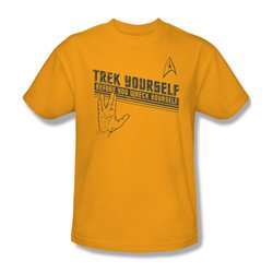 Star Trek Shirt Trek Yourself Gold T-Shirt