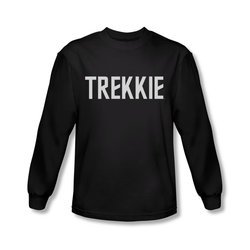 Star Trek Shirt Trekkie Long Sleeve Black Tee T-Shirt