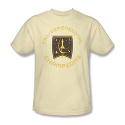 Star Trek Shirt Tri-Dimensional Cream T-Shirt