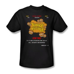 Star Trek Shirt Tribble Trouble Arcade Black T-Shirt