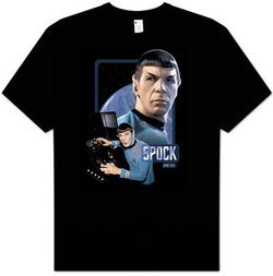 Star Trek T-shirt - Spock Adult Black