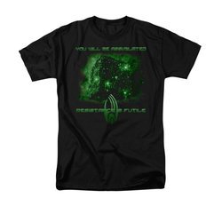 Star Trek - The Next Generation Shirt Assimilate Adult Black Tee T-Shirt