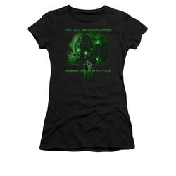 Star Trek - The Next Generation Shirt Juniors Assimilate Black Tee T-Shirt