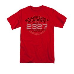 Star Trek - The Next Generation Shirt Picard Graduation Adult Red Tee T-Shirt