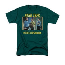 Star Trek - The Original Series Shirt Episode 67 Adult Hunter Green Tee T-Shirt