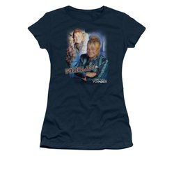 Star Trek - Voyager Shirt Juniors Neelix Navy Tee T-Shirt