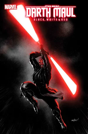 Star Wars Darth Maul B&W Red #4 (Retailer 25 Copy Incentive Variant) David Marquez Va