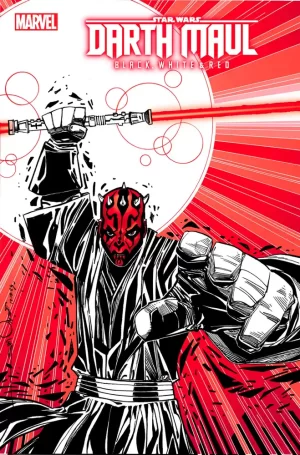 Star Wars Darth Maul B&W Red #4 (Walt Simonson Variant)