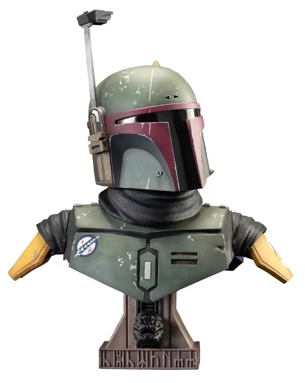 Star Wars the Mandalorian Boba Fett L3d 1/2 Scale Bust