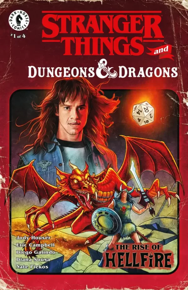 Stranger Things and Dungeons & Dragons: The Rise of Hellfire #1 (Kyle Lambert Variant Cover)