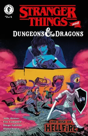 Stranger Things and Dungeons & Dragons: The Rise of Hellfire #2 (Lauren Knight Variant Cover)