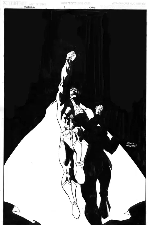 Superman #1 (Cover M - 1:25 Andy Kubert Black & White Card Stock Variant)