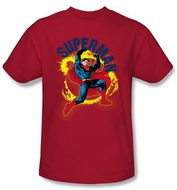 Superman Kids T-shirt A Name To Uphold Youth Red Tee Shirt