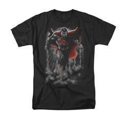 Superman Shirt Above The Clouds Black T-Shirt