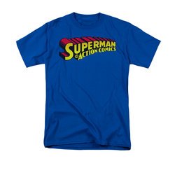 Superman Shirt Action Comics Royal T-Shirt