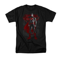 Superman Shirt Aftermath Black T-Shirt