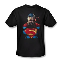 Superman Shirt Angry Black T-Shirt