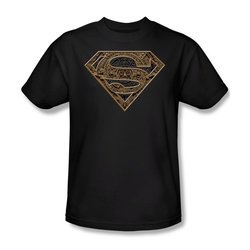 Superman Shirt Aztec Shield Black T-Shirt