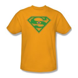 Superman Shirt Brazil Shield Gold T-Shirt