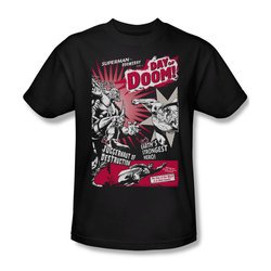 Superman Shirt Day Of Doom Black T-Shirt