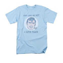 Superman Shirt Good Looks Light Blue T-Shirt