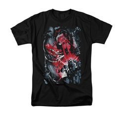 Superman Shirt Heat Vision Black T-Shirt