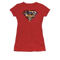 Superman Shirt Juniors American Way Red T-Shirt