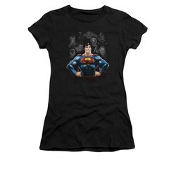 Superman Shirt Juniors Villians Black T-Shirt