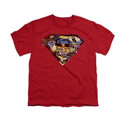 Superman Shirt Kids American Way Red T-Shirt