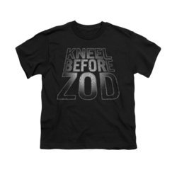 Superman Shirt Kids Before Zod Black T-Shirt