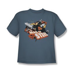 Superman Shirt Kids Collage Slate T-Shirt