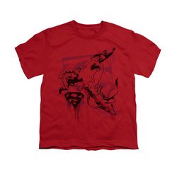 Superman Shirt Kids Omnipresent Red T-Shirt