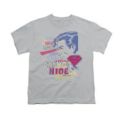 Superman Shirt Kids You Can Run Silver T-Shirt