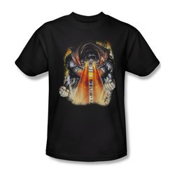 Superman Shirt Laser Eyes Black T-Shirt