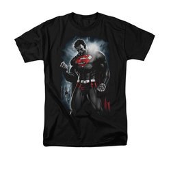 Superman Shirt Light Of The Sun Black T-Shirt