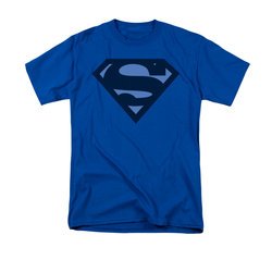 Superman Shirt Navy Shield Royal Blue T-Shirt