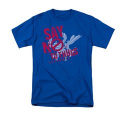 Superman Shirt No To Thugs Royal Blue T-Shirt