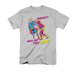 Superman Shirt Parajerk Silver T-Shirt