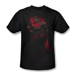 Superman Shirt Red Son Black T-Shirt