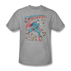 Superman Shirt Rocks Athletic Heather T-Shirt