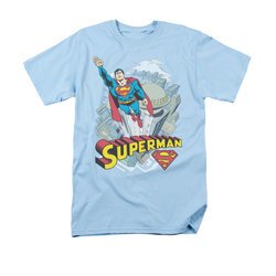 Superman Shirt Skyward Light Blue T-Shirt