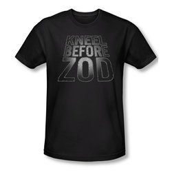 Superman Shirt Slim Fit Before Zod Black T-Shirt