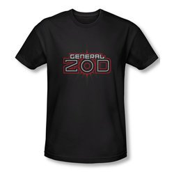 Superman Shirt Slim Fit General Zod Black T-Shirt