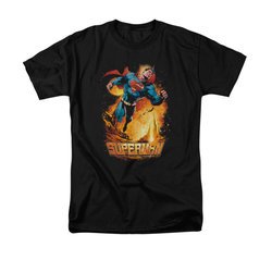 Superman Shirt Space Case Black T-Shirt