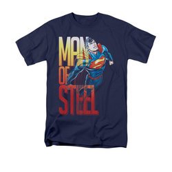 Superman Shirt Steel Flight Navy T-Shirt