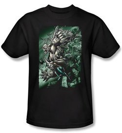 Superman T-shirt DC Comics Darkseid Doomsday Adult Black Shirt Tee