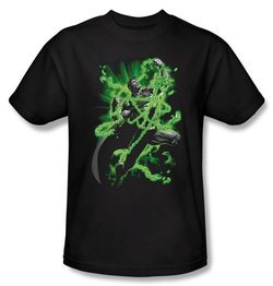 Superman T-shirt DC Comics Kryptonite Chains Adult Black Tee Shirt