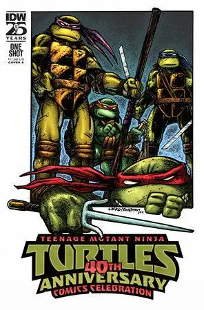 Teenage Mutant Ninja Turtles: 40th Anniversary Comics Celebration Cover a